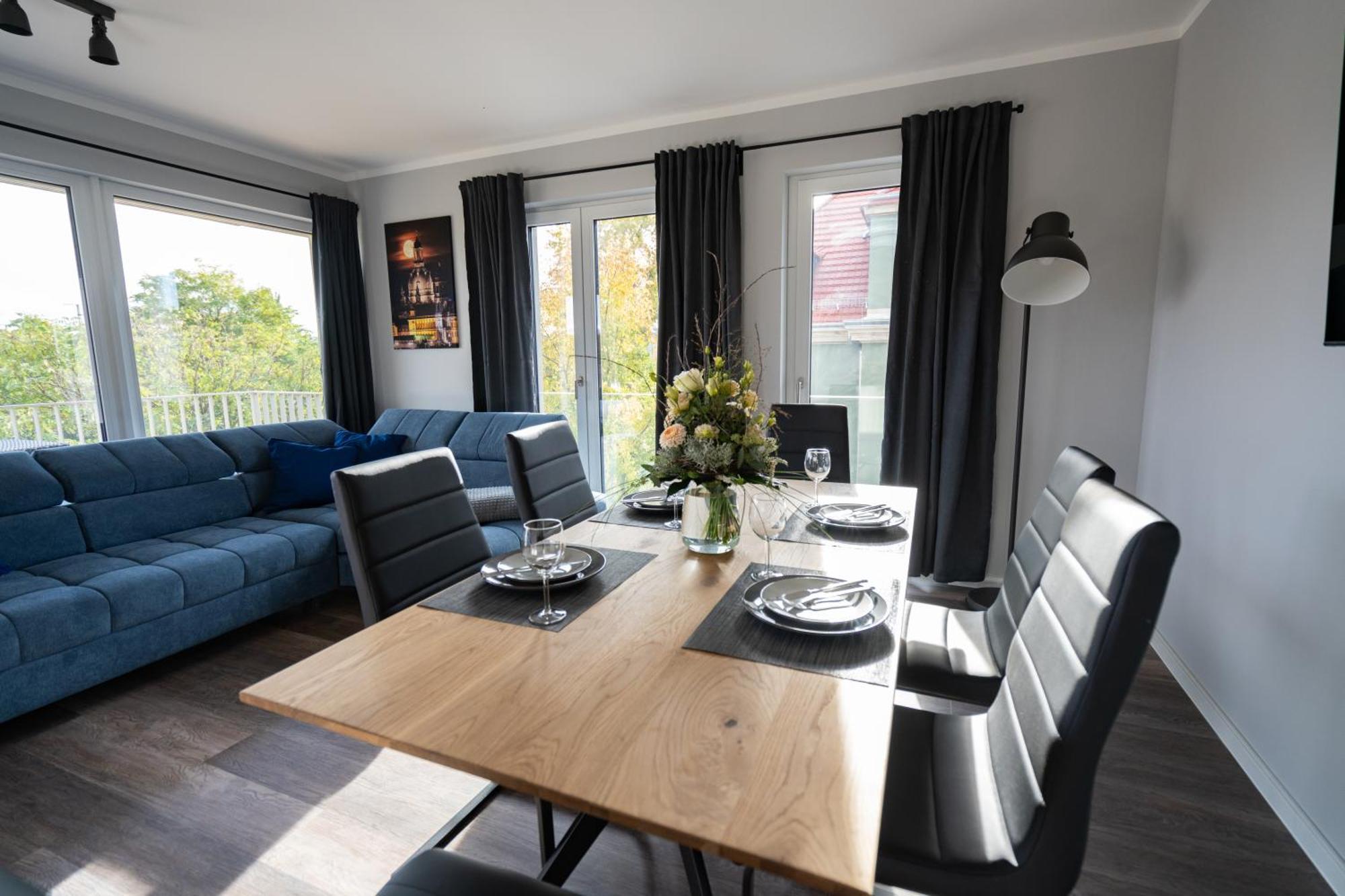 Cozy City Dream Apartment Mit Terrasse Und Parkplatz - 90M² 德累斯顿 外观 照片